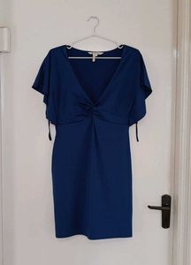 Bcb Generation -Twist Knot Plunge Neck Dress