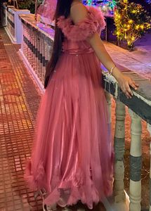 Designer Flower Design Gown 🦋