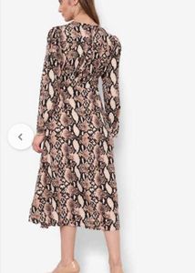 Animal Print Dress-L
