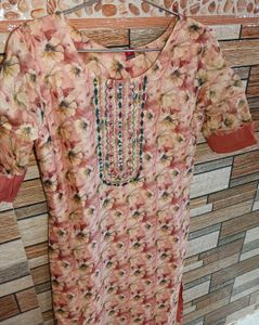 Floral shimmer Kurta set