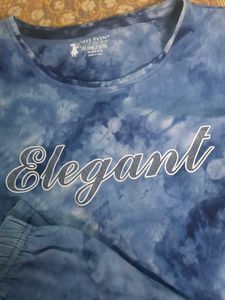 Elegant Tie-Dye Night Suit