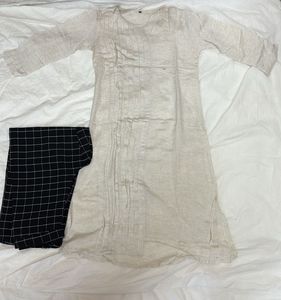 Khadi Premium Suit Set With Designer Neck