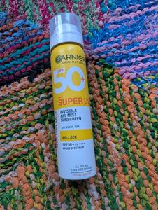 garnier super uv spf 50 PA++++ air mist sunscreen