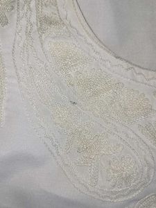 Elegant embroided White Kurta