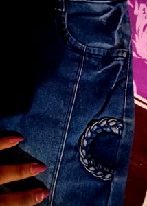 BLUE GLAMOROUS WOMEN&#39;S JEANS(size28)