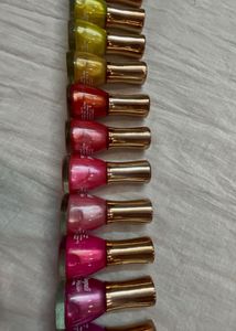 Pastel Coloured Sparkly Nail Paints