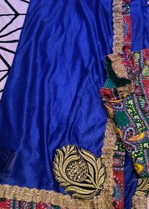 Blue Saree