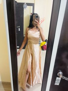 Pinterest y2k Satin slit gown