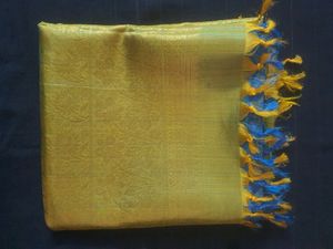 Kanjeevaram Silk Saree with Stiched Blouse