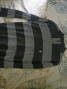 Striped Grey Sweater