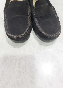 kids Stylish Black Loafers