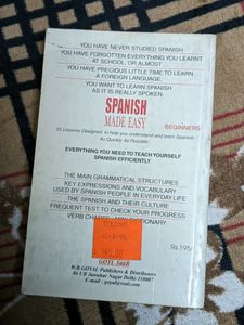 Learn Spanish Book