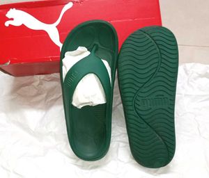 Puma Green Flip Flops Slippers