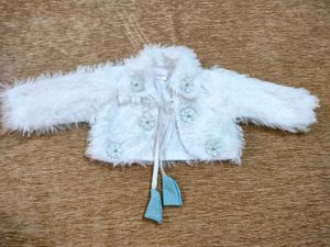 Cute Pink Dress &amp; Fur Jacket