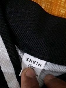 Shein varsity jacket for man and woman both