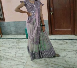 Beautiful Sequence Lavender Lehngha ❤