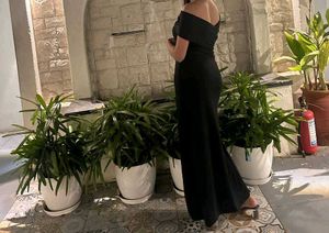 Elegant Black Maxi Dress with tag