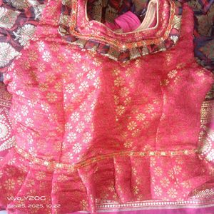 Party Wear Pattu Skirt