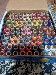Colorful Thread Spools