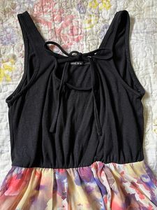 Floral High-Low Dress