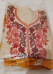 kasmiri pure cotton kurta set with dupatta