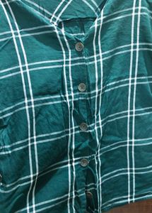 Checked casual shirt for women 🎀