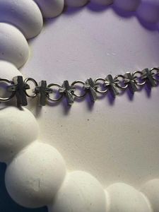 Cross Charm Bracelet And Free Ring