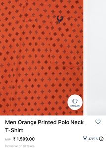 Allen Solly Printed Polo T-shirt For Men