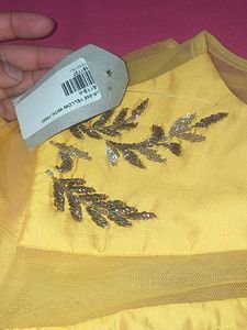 Padded Blouse Yellow Colour