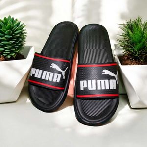 Puma Olive Green Slides