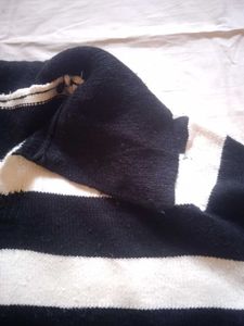 Striped Black and White Sweater