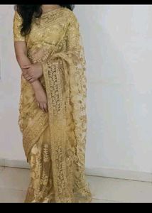 Gorgeous Gold Saree