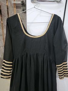 Elegant Black Ethnic Gown