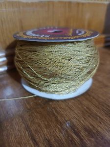 Pack of 1 Embroidery Metallic Golden Zari Roll