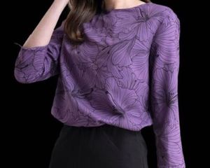 Elegant Floral Print Top