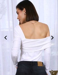 Chic White Off-Shoulder Top