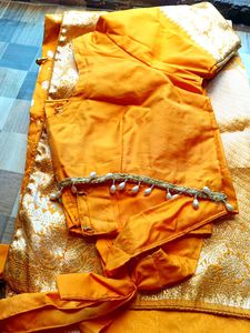 Banarasi Silk Saree Blouse 44