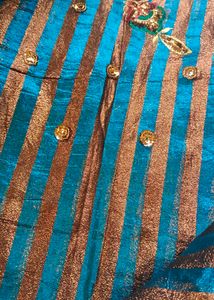 Beautiful Blue Colour Saree