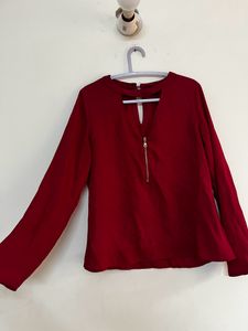 Shein Red Top