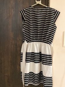 Striped Sleeveless Casual Dress