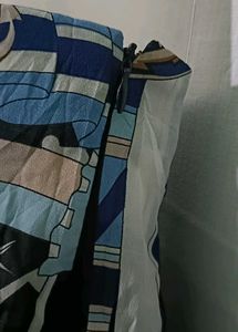 Nautical Print Wide Leg Palazzo