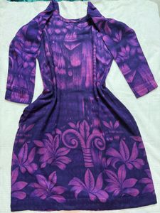 Purple Kurta Set with Dupatta