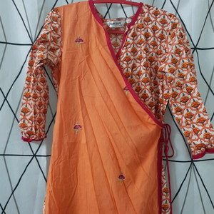 jaipurkurti designer peach color