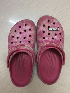 Pink Crocs