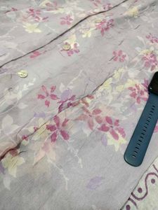 Lavender 3/4 Sleeves Shirt