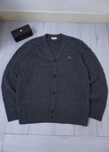 Lacoste Wool Blend Cardigan
