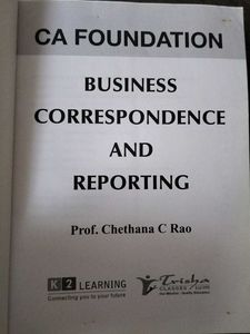Business Correspondence &amp; Reporting