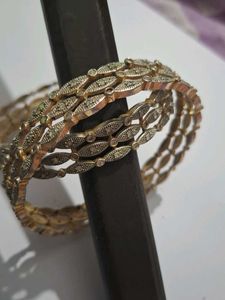 Elegant Silver-Tone Bangle Bracelet