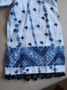Cotton Indigo Kurta