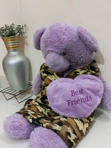 Purple 'Best Friends' Teddy Bear